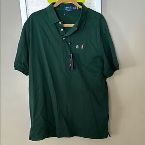 Polo by Ralph Lauren Hunter Green Classic Polo Shirt Men's XL